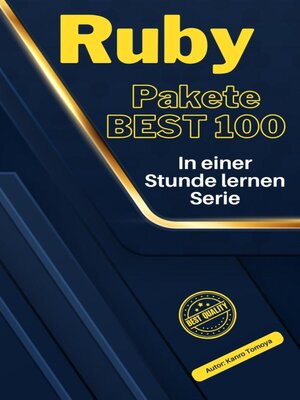 cover image of Ruby Pakete 100 Stöße